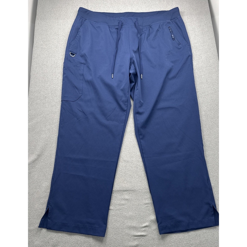 Ava Therese Scrub Pants Womens Size XLP Drawstring Elastic Waist
